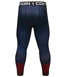 Red Plume Men's Compression Elastic Tight Leggings