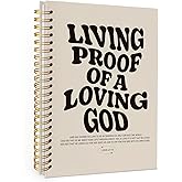 Wheatwin Christian Journal, Bible Study Notebook, Bible Notebooks for Note Taking, Church Hardcover Spiral Notebook for Women Man 5.5x8.3 - Black