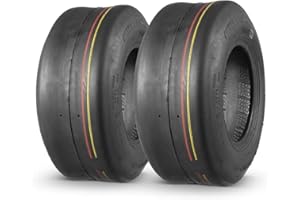 MaxAuto 2 Pcs 13X5.00-6 Turf Tires,13x5-6 Zero Turn Riding Mower Tires, 13-5-6 Smooth Tires for Lawn Mower 4PR Tubeless