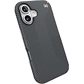 Speck Presidio2 Grip Case for Apple iPhone 16 (Gray)