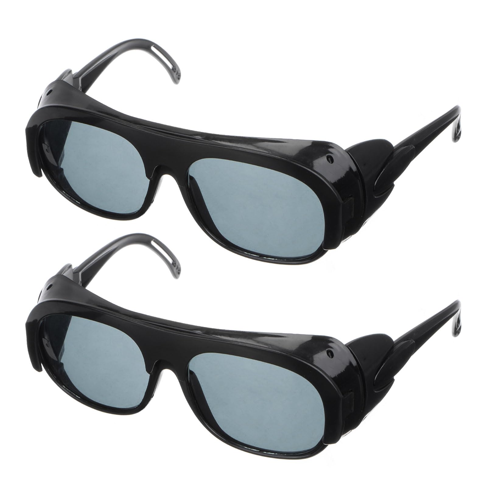 Uxcell 2pcs Protection Welding Glasses with Polycarbonate Grey Lens Safety Goggles