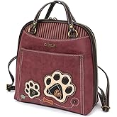 CHALA Convertible Backpack Purse - Women Convertible Shoulder Purse with Adjustable Strap