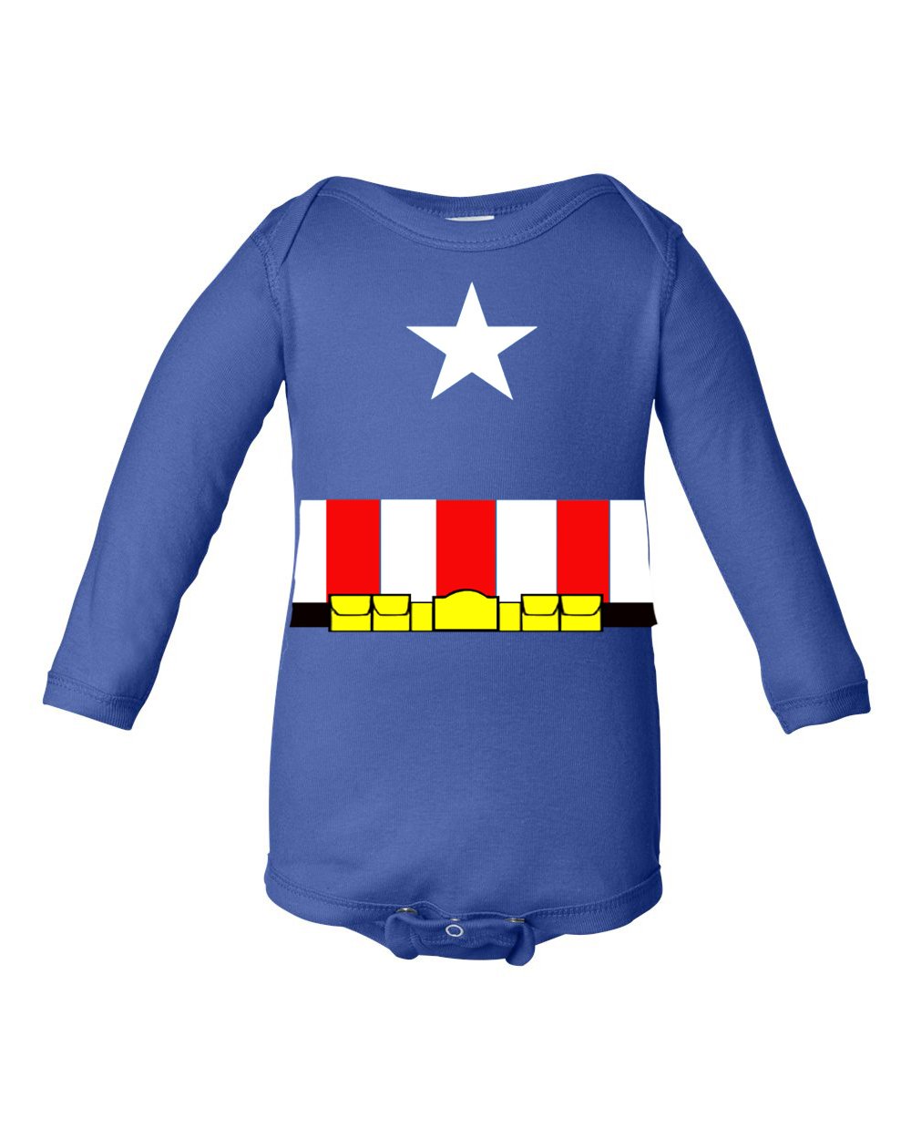 captain america baby onesie