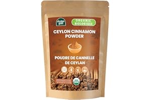 Ceylon Gold Harvest,Organic Ceylon Cinnamon Powder- 3.5 oz (100g), Baking, Cooking, Natural Aroma, Vegan & Gluten Free, True 