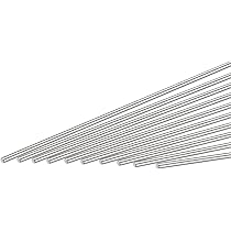 5PCS 304 Stainless Steel Round Rods - 1.5mm X 450mm Solid Shafts For DIY Crafts, Model Cars & Helicopters