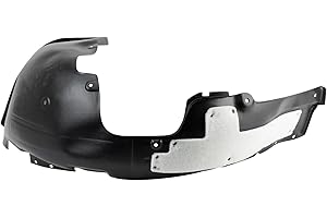 TRQ Front Left Inner Fender Liner Compatible with 2017-2018 Hyundai Elantra