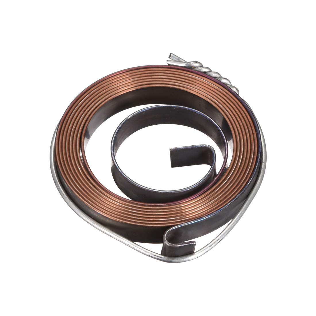 Sourcing Map Drill Press Quill Return Spring, 3.2Ft Long, 41mm OD, 6mm Width, 0.7mm Thickness, Hook Mounting, Rust-Resistant, Versatile