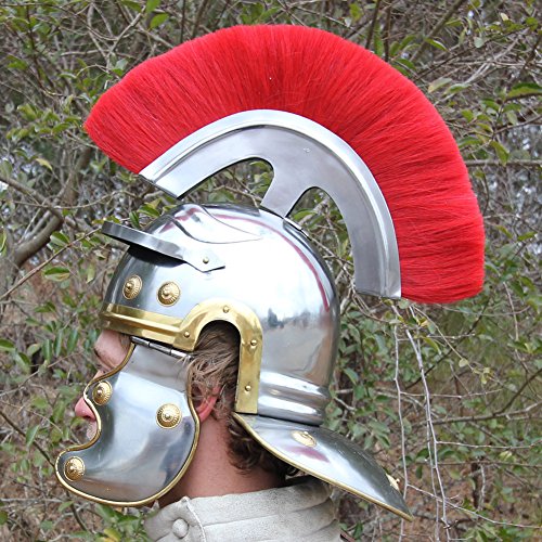 image for Armory Replicas Roman Imperial Centurion Historical Helmet Armor 18G S