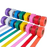 KIWIHUB Flagging Tape Assorted Colors 16 Rolls