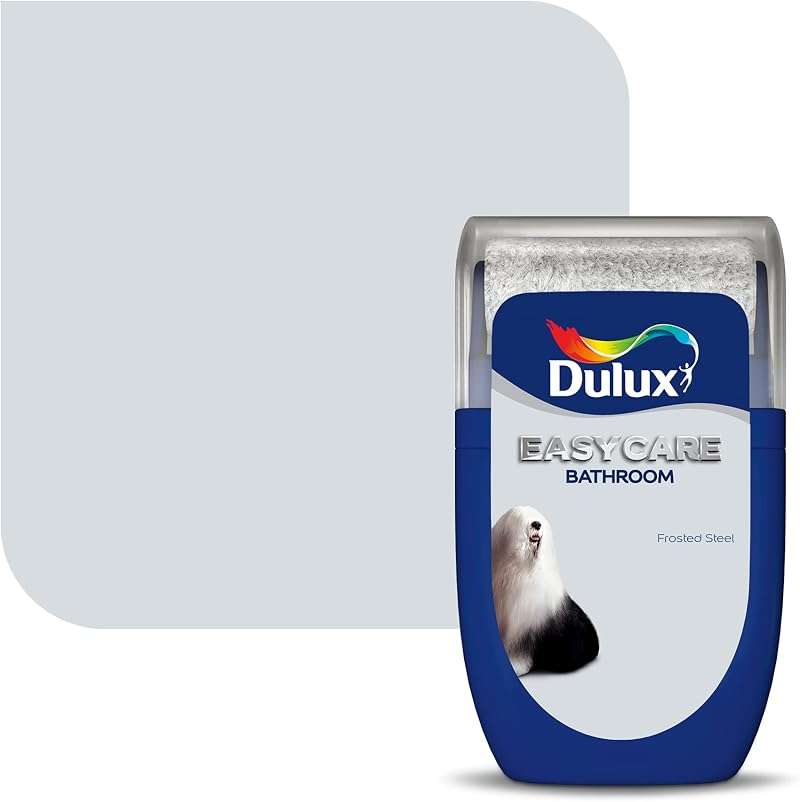 Dulux Easycare Bathroom Tester Paint Frosted Steel 30 ml Moisture Resistant