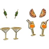 BaubleBar Food & Drink-Themed Statement Earrings, Novelty Earrings for Women, Costume Jewelry
