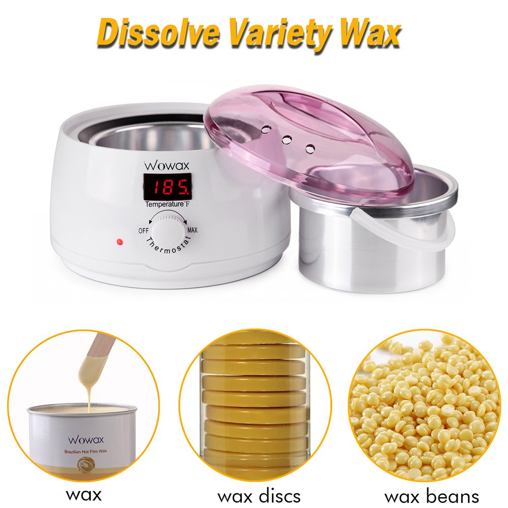 WOWAX Wax Warmer Hair Removal Wax Heater With 14oz Wax Melting Pot