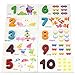 StarMall Montessori Numeral Cards Learn Numbers Counting Early Learning Tool for Preschool Toddlers Kids