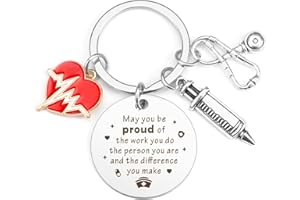 Dayofun Nurse Gifts for Women Nurse Keychain Nurse Appreciation Gifts Graduation Presents for Nurses Practitioner