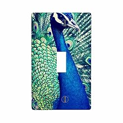 Moslion Peacock Single Toggle Covers Blue Green