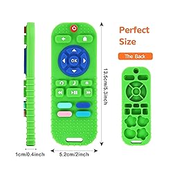 Hooku 2-Pack Silicone Teethers for Babies 0-6