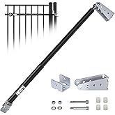 TB200 Hydraulic Gate Closer, Durable Automatic Gate Closer | 110&deg; Maximum Opening Angle, For 60&ndash;140 Lbs Vinyl, Steel, Wood And Chain Link Fence Gates