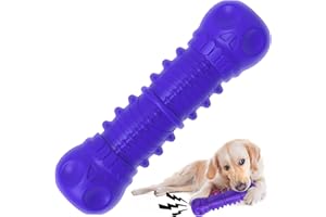 ZIKATON Dog Squeaky Toys for Aggressive Chewers, Indestructible Dog Chew Toys for Large Medium Breed Dog, Durable Dog Toys, Tough Dogs Toys with Natural Rubber