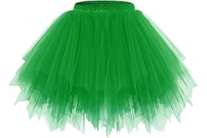 Bridesmay Women's Tutu Skirt 2024 50s Vintage Ballet Bubble Dance Skirts for Cosplay Party