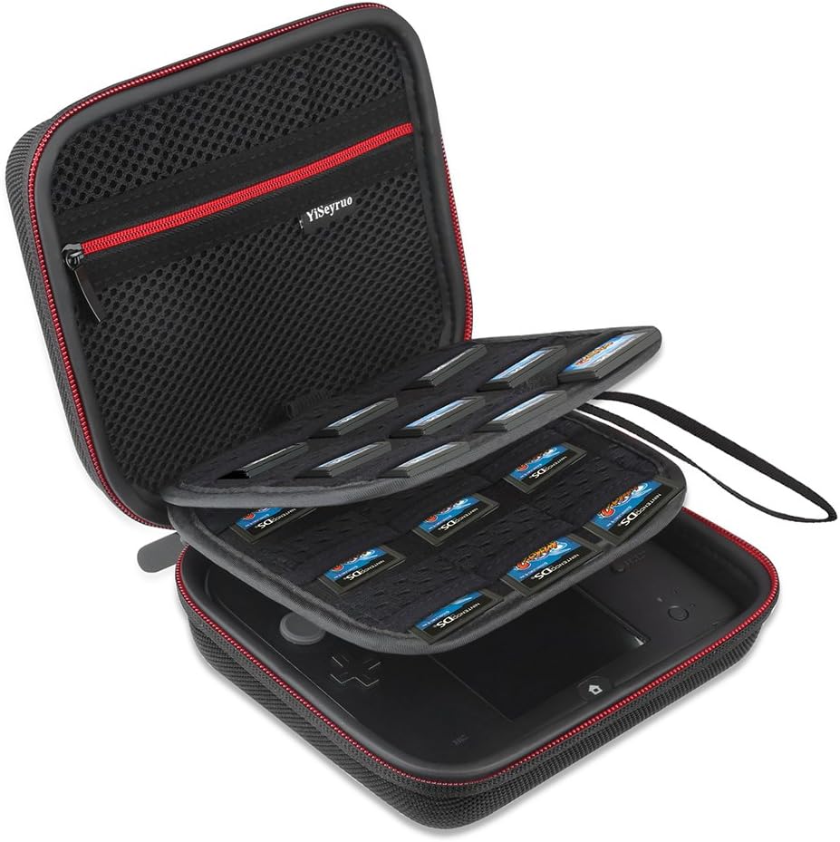YiSeyruo Protective Travel Carrying Case for Nintendo 2DS,Black