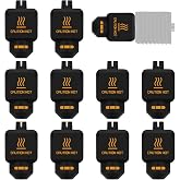 10Pcs Silicone Sock for Bambu Lab P2S, Hotend Heater Block Silicone Cover Nozzle 3D Printer Print Head Boot, High Temperature Enclosure Accessories Parts Protecting Extruder Sleeve Black