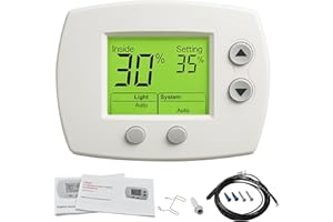 MODOO H6062A1000 Digital Humidistat/Dehumidistat Compatible with Honeywell H6062A1000 HumidiPro, Smart LCD Display Digital Humidity Control for Home and Indoor Use, OEM Quality Replacement H6062A1000/U