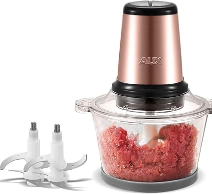 Mini Hachoir Petit Robot Menager Dicer Electrique Adapte Aux Aliments Pour Bebes Lames De Mixeur Et Lames En Acier Inoxydable Durables 300w Amazon Fr Cuisine Maison