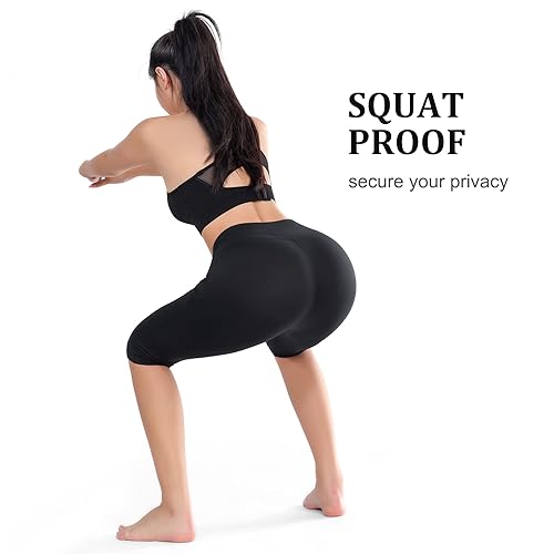 FULLSOFT Pack Women's Knee-Length Leggings with Pockets-High