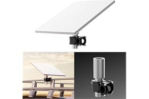 EAZUSE for Starlink Mini Mount, RV Mount for Starlink Mini Compatible with Original Pipe Adapter for Pole Mount on Car, RV Ladder, Yacht