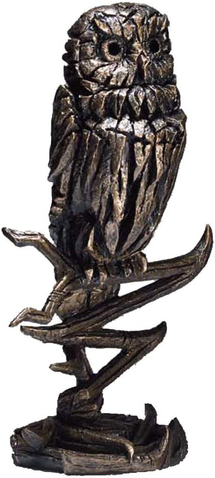 Edge Golden Owl Sculpture