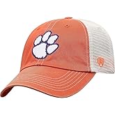 Collegiate Hats - Fitted Caps Adjustable Hats and Snapbacks Available (Adjustable Hat, Clemson Logo Vintage)