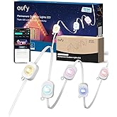 eufy Permanent Outdoor Lights E22, 100ft+ 50ft kit (Total 150ft) with 90 Triple-LED Lights, Smart RGBWW, Up to IP67 Waterproo
