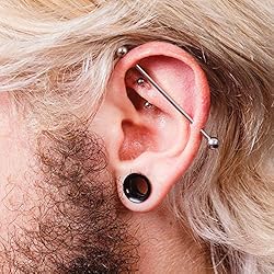 Ear Stretching Kit 00g To Inch 24-Piece Ear Stretching Kit