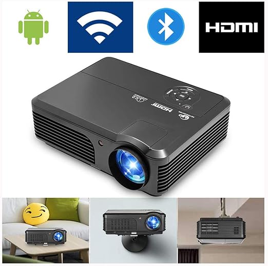 Ai LIFE Proyector Bluetooth HD LCD de 8400 lúmenes Proyectores de ...