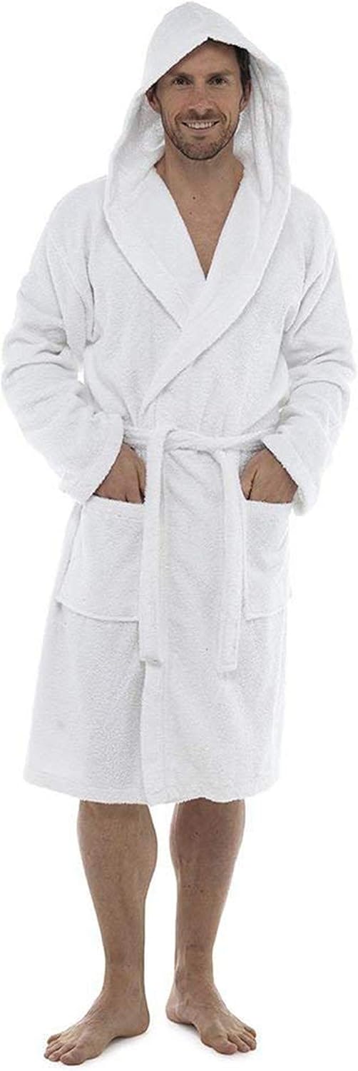 Accappatoio Maestri Cotonieri Microspugna 100% Cotone Con Cappuccio Bagno Unisex Taglia Xxl 87923661 - Foto 2