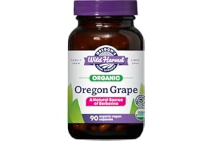 Oregon's Wild Harvest, Certified Organic Oregon Grape, Berberine Supplement, 1140 mg, 90 Count