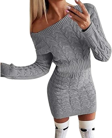 knee length sweater dress