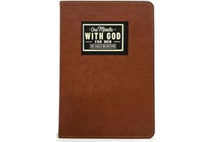 2026 One Minute With God for Men, 365 Reflections to Strengthen Faith,Brown Faux Leather Edition