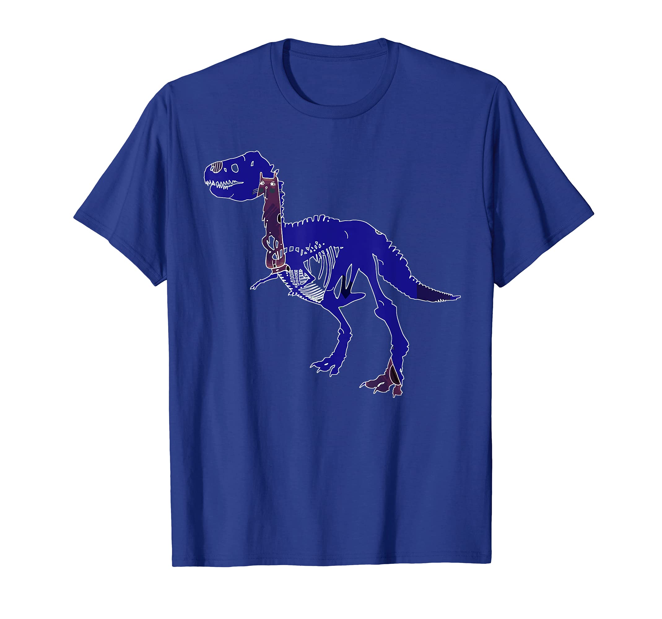 Tyrannosaurus Rex Animal T-Rex Creepy Dinosaur T-Shirt — image 1