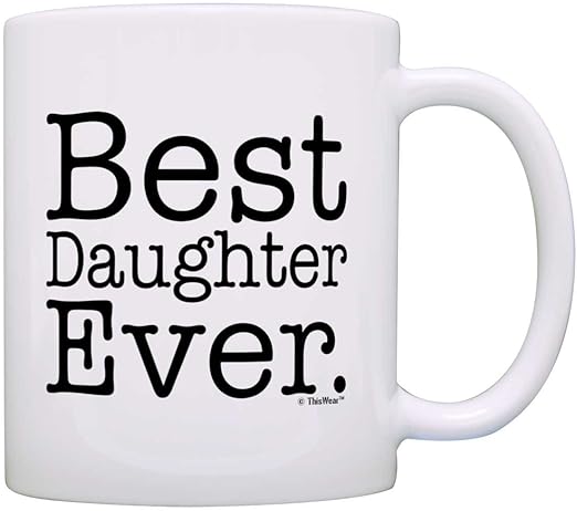 world's best daughter mug