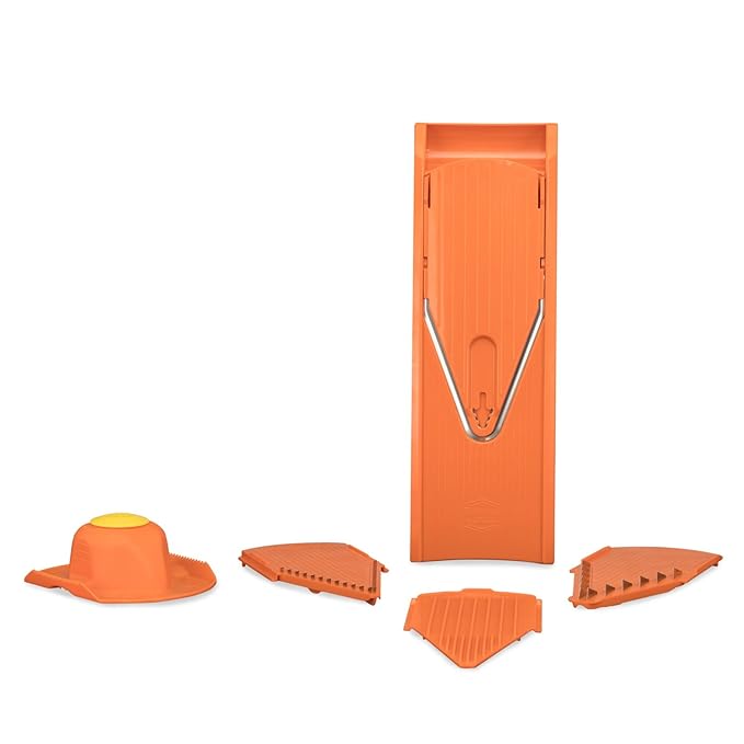 Börner V1 Gemüsehobel Starter Set orange, Kartoffelschneider, Gurkenschneider