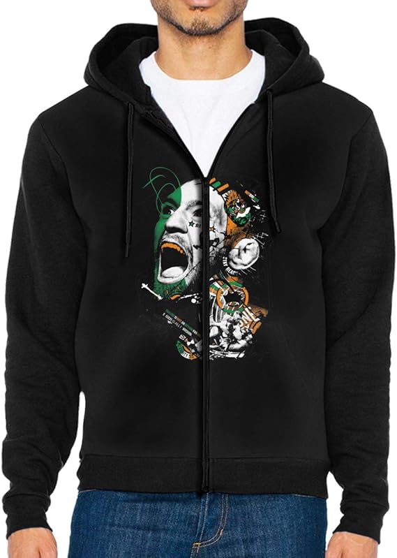 Amazon Co Jp コナー マクレガー アート 怖い 人物画像ポスター メンズ スウェット 秋服 長袖 フード ポケット付き プリント ゆったり カジュアル 春 秋 冬 ファッション 上着 トップス 服 ファッション小物