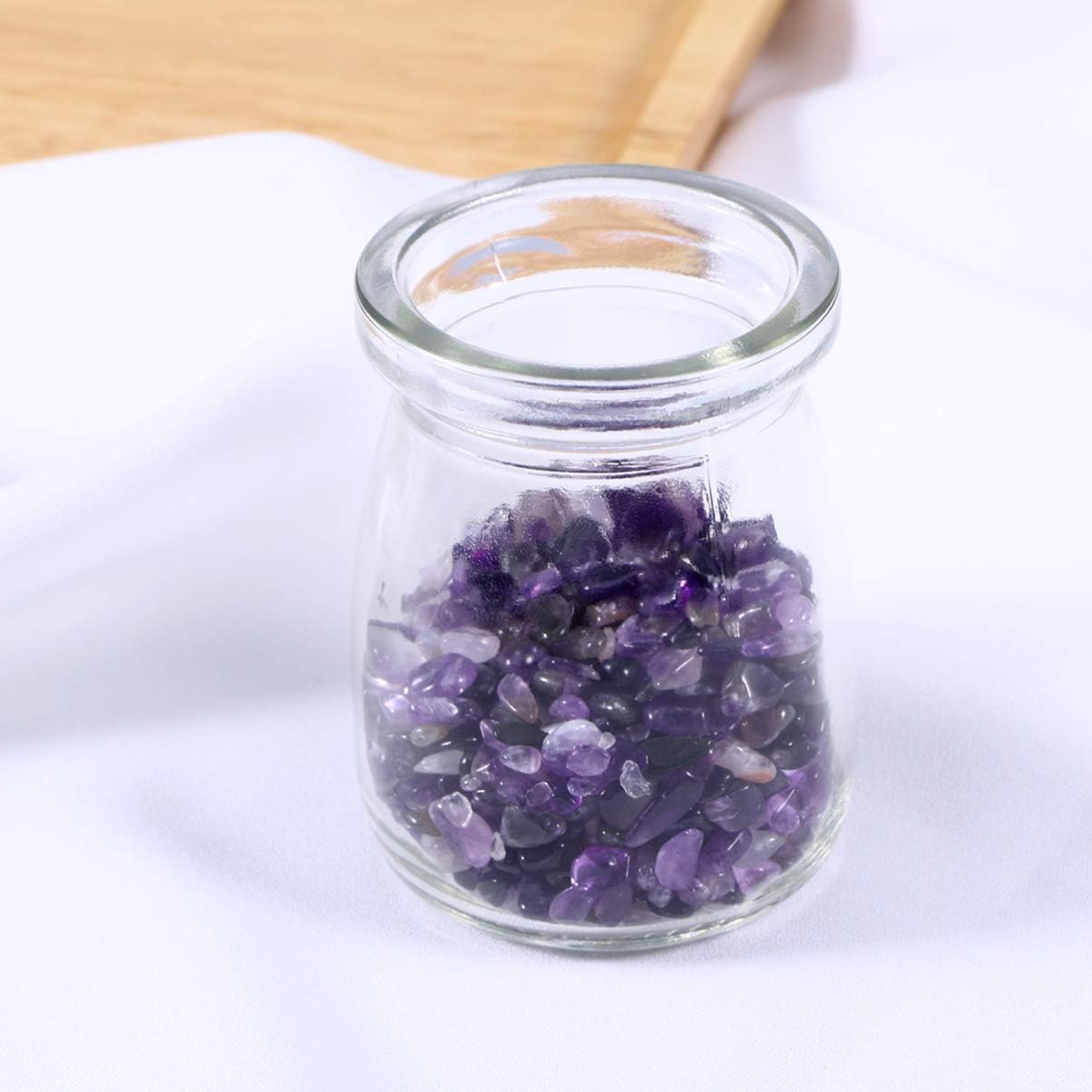 POPETPOP Aquarium Gravel Decorative Pebbles Underwater Landscaping Crushed Stone for Vase Fillers,Plants Bonsai 100g (Amethyst) - Image 3