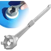 WINTOWIN Aluminum Bung Wrench, 55 Gallon Drum Wrench, Barrel Wrench for Opening 10 15 20 30 50 55 Gallon Drums, Fits 2 Inch and 3/4 Inch Bung Caps