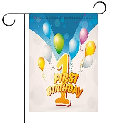 Amazon Com Custom Personalized Garden Flag Outdoor Flag 1st