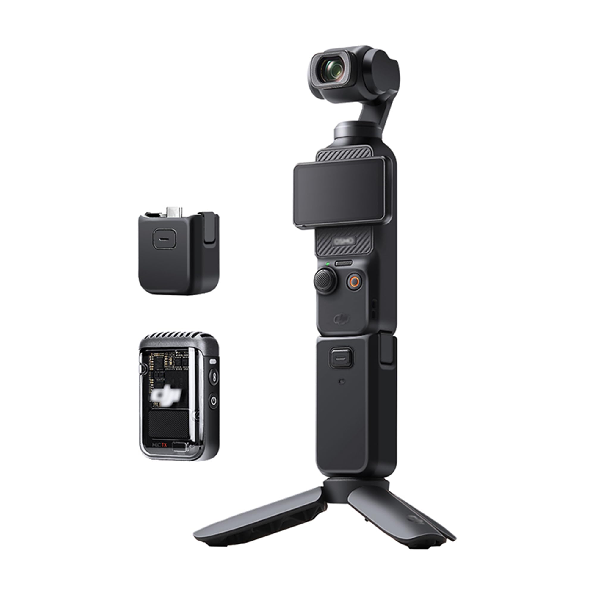 JJC Camera Skin Sticker Body Wrap Protective Cover for DJI Osmo Pocket 3 Gimbal Camera - 3M Guard Film Anti-Scratch Decals Shield (Black)