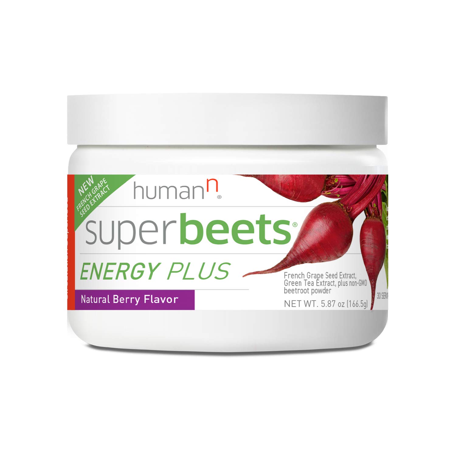 HumanN SuperBeets Energy Plus with Grape Seed Extract Concentrated