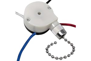 ZE-208S E89885 ZH 3 Speed 4 Wire Fan Pull Chain Switch Replacement Repair Kit Rotary Motor Controller 4 Position 3 Way 3A250V