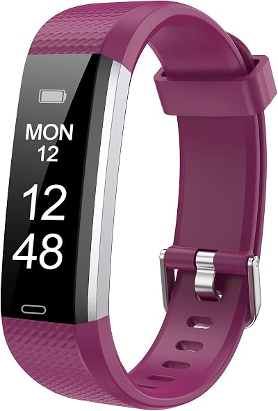 Runlio Fitness Tracker Sleep Monitor IP67 Waterproof Purple