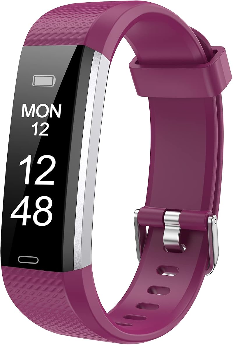 Runlio Fitness Tracker Sleep Monitor IP67 Waterproof Purple